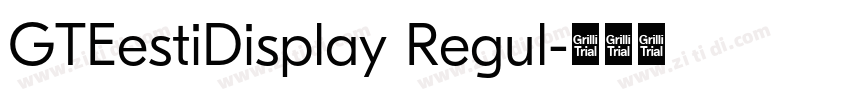 GTEestiDisplay Regul字体转换